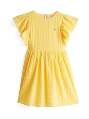 Tommy Hilfiger Yellow Flare Dress - Image 4 of 5