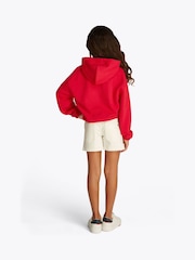 Tommy Hilfiger Red Sequin Flag Hoodie - Image 3 of 5