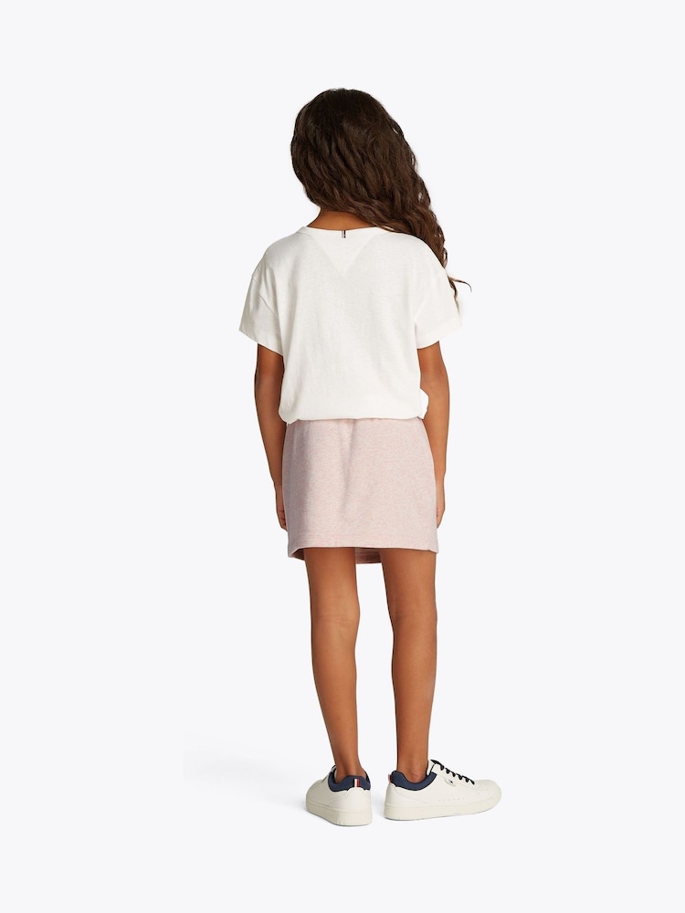 Tommy Hilfiger Orange Pleated Terry Skirt - Image 2 of 6 Tommy Hilfiger Orange Pleated Terry Skirt - Image 2 of 6