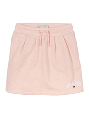 Tommy Hilfiger Orange Pleated Terry Skirt - Image 4 of 6