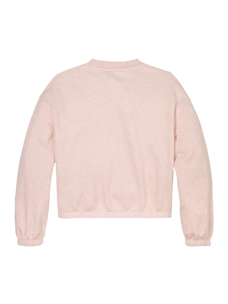 Tommy Hilfiger Pink Varsity Sweatshirt - Image 5 of 5 Tommy Hilfiger Pink Varsity Sweatshirt - Image 5 of 5