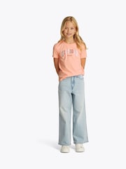 Tommy Hilfiger Pink Varsity Short Sleeve T-Shirt - Image 2 of 5
