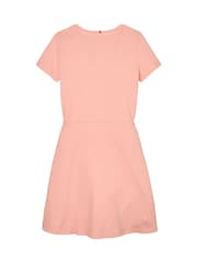Tommy Hilfiger Orange Essential Skater 100% Cotton Dress - Image 5 of 5