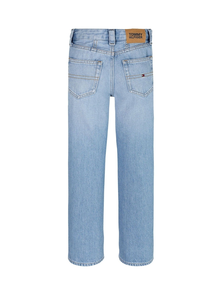 Tommy Hilfiger Blue Girlfriend Authentic 100% Cotton Jeans - Image 5 of 5