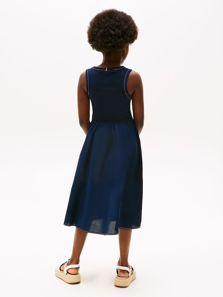 Tommy Hilfiger Blue Short Sleeve Dress - Image 2 of 5