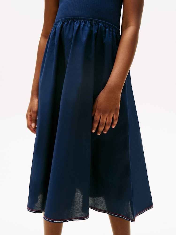 Tommy Hilfiger Blue Short Sleeve Dress - Image 4 of 5