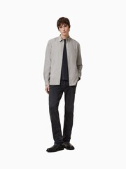 AllSaints Grey 100% Organic cotton Haven Shirt - Image 3 of 6
