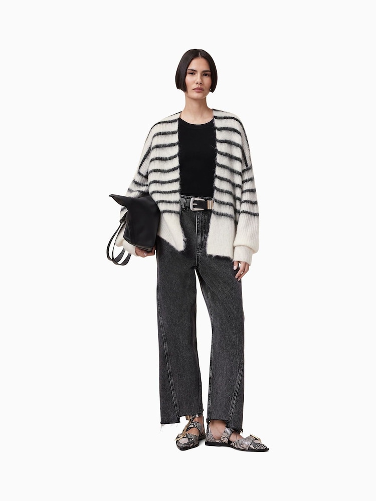 AllSaints White Riga Cardigan - Image 1 of 7