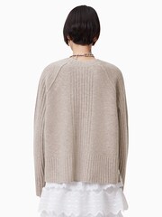 AllSaints Brown Anthe Jumper - Image 7 of 8