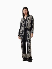 AllSaints Black Tyler Trousers - Image 1 of 7