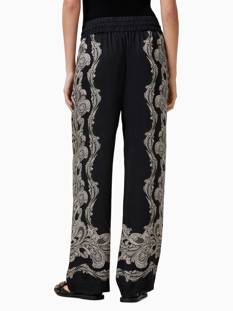 AllSaints Black Tyler Trousers - Image 2 of 7