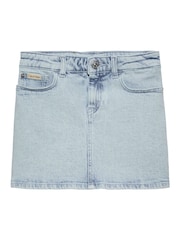Calvin Klein Blue Hero Denim Skirt - Image 4 of 5
