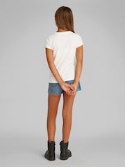 Calvin Klein Pink Slim Stripe 100% Cotton T-Shirt 2 Pack - Image 2 of 5