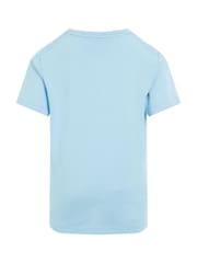 Calvin Klein Blue Kids Unisex 100% Cotton T-Shirt - Image 7 of 7