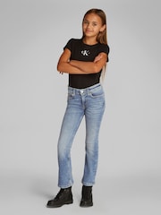 Calvin Klein Blue Essential Flared Bootcut Jeans - Image 1 of 5