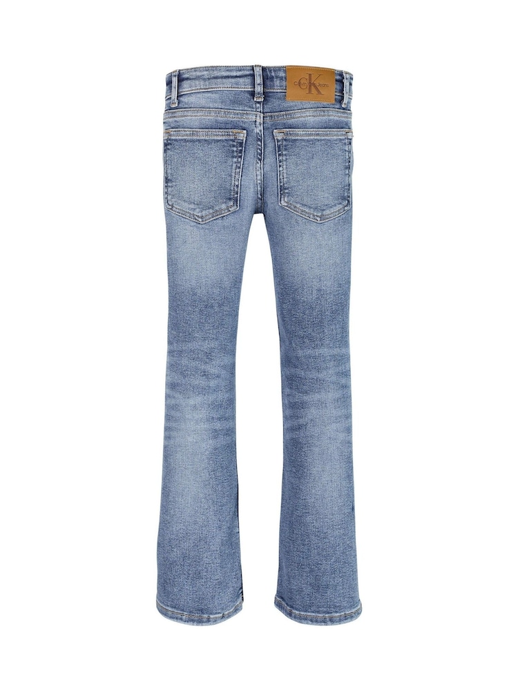 Calvin Klein Blue Essential Flared Bootcut Jeans - Image 5 of 5