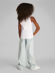 Calvin Klein White Logo Tank Top - Image 2 of 5