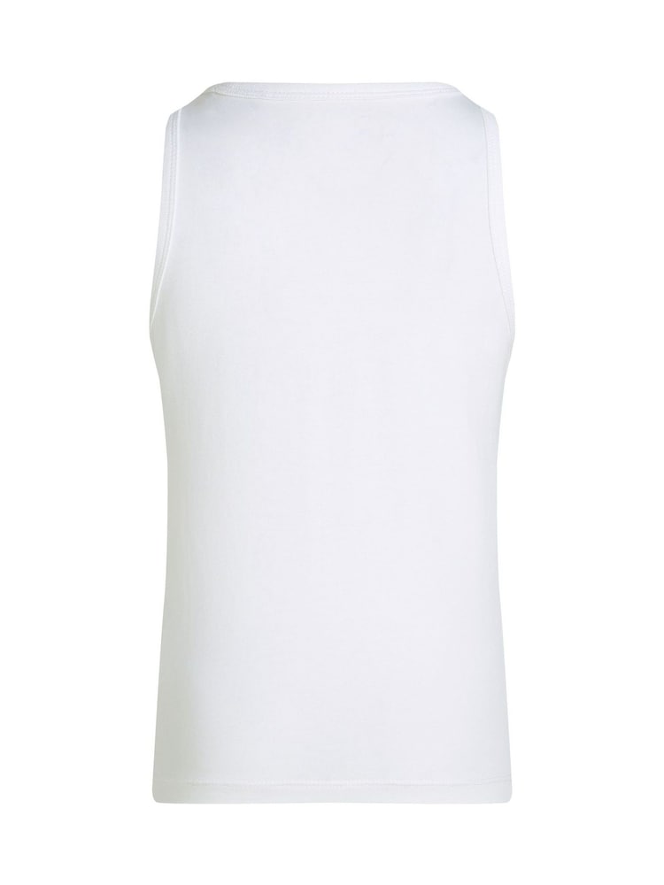 Calvin Klein White Logo Tank Top - Image 5 of 5