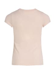 Calvin Klein Pink Monogram 100% Cotton T-Shirt - Image 5 of 5
