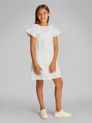Calvin Klein Crisp Poplin Short Sleeve 100% Cotton Dress - Bild 5 von 5