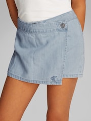 Calvin Klein Blue Denim Skirt - Image 3 of 5
