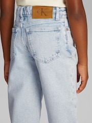 Calvin Klein Blue Wide Leg Jeans - Image 3 of 5