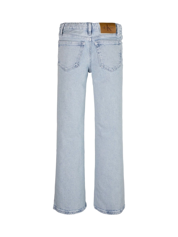 Calvin Klein Blue Wide Leg Jeans - Image 5 of 5 Calvin Klein Blue Wide Leg Jeans - Image 5 of 5