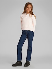 Calvin Klein Pink Logo Crew Neck Sweatshirt - Image 1 of 5