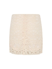 Soaked in Luxury Nicholina Lace White Mini Skirt - Image 2 of 2