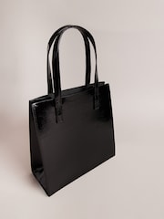 Ted Baker Black Crinion Crinkle Small Icon Bag - Image 2 of 4
