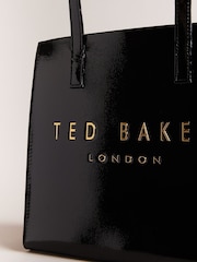 Ted Baker Black Crinion Crinkle Small Icon Bag - Image 3 of 4