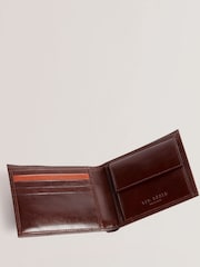 Ted Baker Brown Prugs Embossed Corner Leathe Wallet - Image 2 of 3