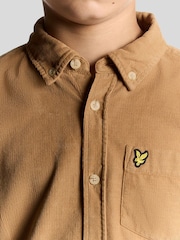 Lyle & Scott Brown Needle Cord Shirt - Image 3 of 5