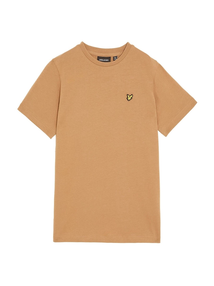 Marrón - Camiseta con cuello redondo básica de Lyle & Scott - Imagen 1 de 3 Marrón - Camiseta con cuello redondo básica de Lyle & Scott - Imagen 1 de 3