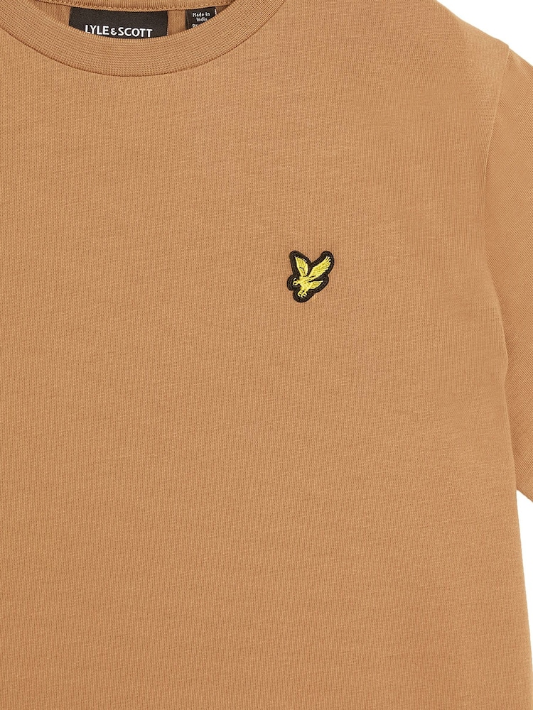 Marrón - Camiseta con cuello redondo básica de Lyle & Scott - Imagen 3 de 3 Marrón - Camiseta con cuello redondo básica de Lyle & Scott - Imagen 3 de 3