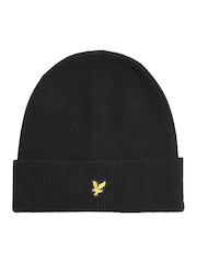 Lyle & Scott Black Beanie - Image 1 of 3