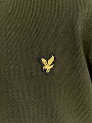 Lyle & Scott Green Boys Crew Neck Knitted Jumper - Image 5 of 5