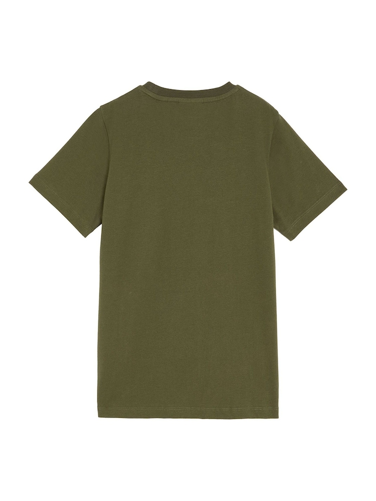 Lyle & Scott Light Green Essentials Crew Neck T-Shirt - Image 2 of 3