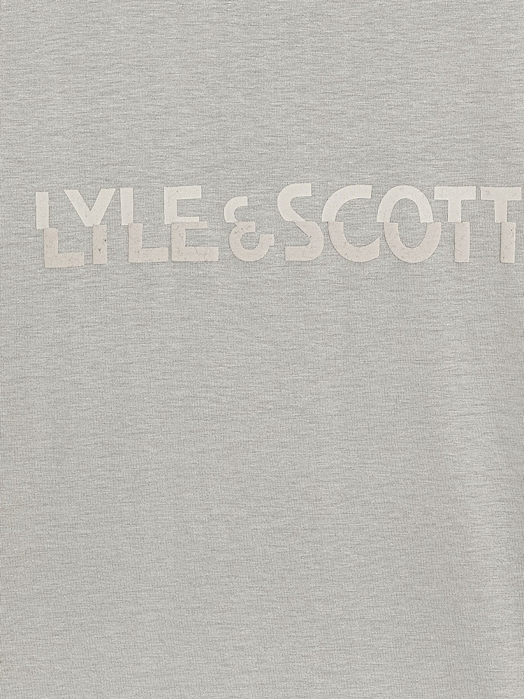 Lyle & Scott Grey Print T-Shirt - Image 3 of 3