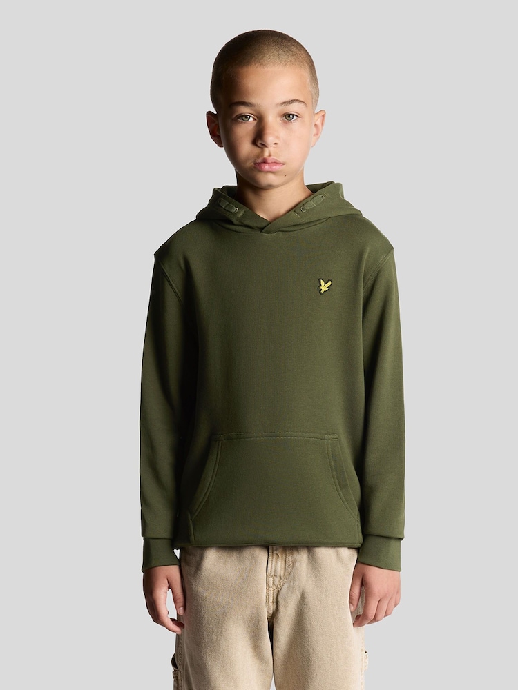 Lyle & Scott Green Jersey Hoodie - Image 1 of 6 Lyle & Scott Green Jersey Hoodie - Image 1 of 6