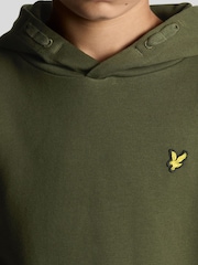 Lyle & Scott Green Jersey Hoodie - Image 2 of 6