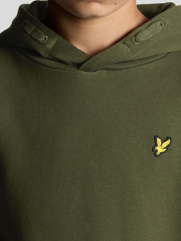Lyle & Scott Green Jersey Hoodie - Image 2 of 6