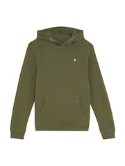 Lyle & Scott Green Jersey Hoodie - Image 4 of 6