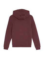 Lyle & Scott Red Brush Back Pullover Hoodie - Image 2 of 3