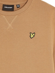 Lyle & Scott Brown Crew Neck Sweatshirt - Image 3 of 3
