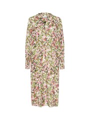 Kaffe Drylia Long Sleeve Midi Black Dress - Image 3 of 4