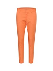 Kaffe Slim Fit Orange Lea Ankle Length Chino Trousers - Image 5 of 6
