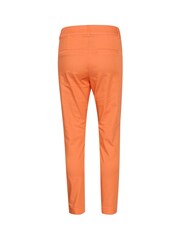 Kaffe Slim Fit Orange Lea Ankle Length Chino Trousers - Image 6 of 6