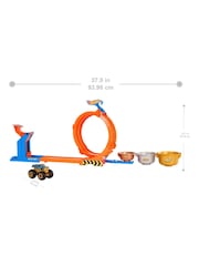 Hot Wheels Monster Trucks Loop And Flip Trophy Challenge Playset - Image 2 of 10