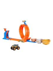 Hot Wheels Monster Trucks Loop And Flip Trophy Challenge Playset - Image 3 of 10